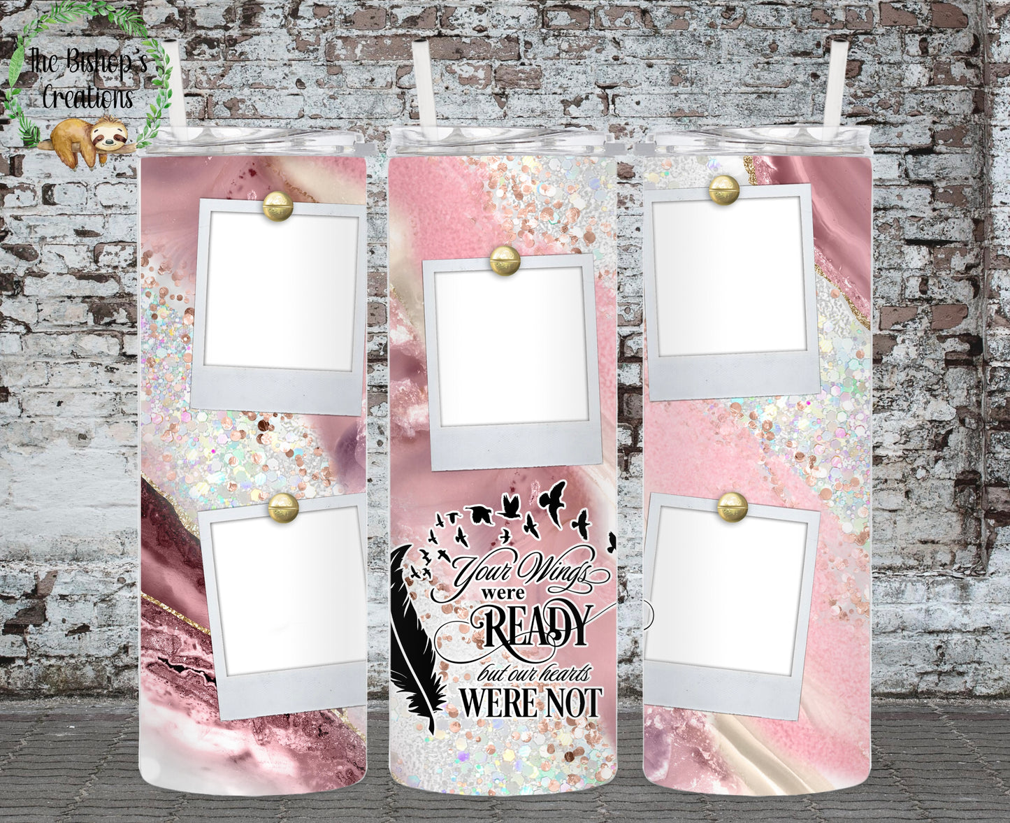 Memorial Tumbler Pink