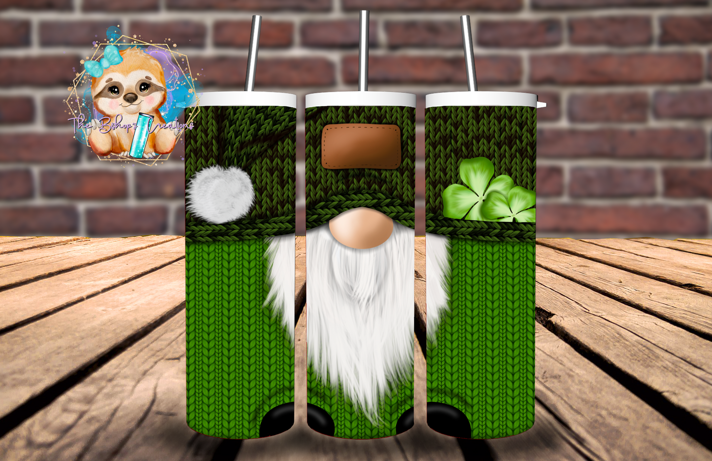 St. Patrick's Day Gnome Tumbler