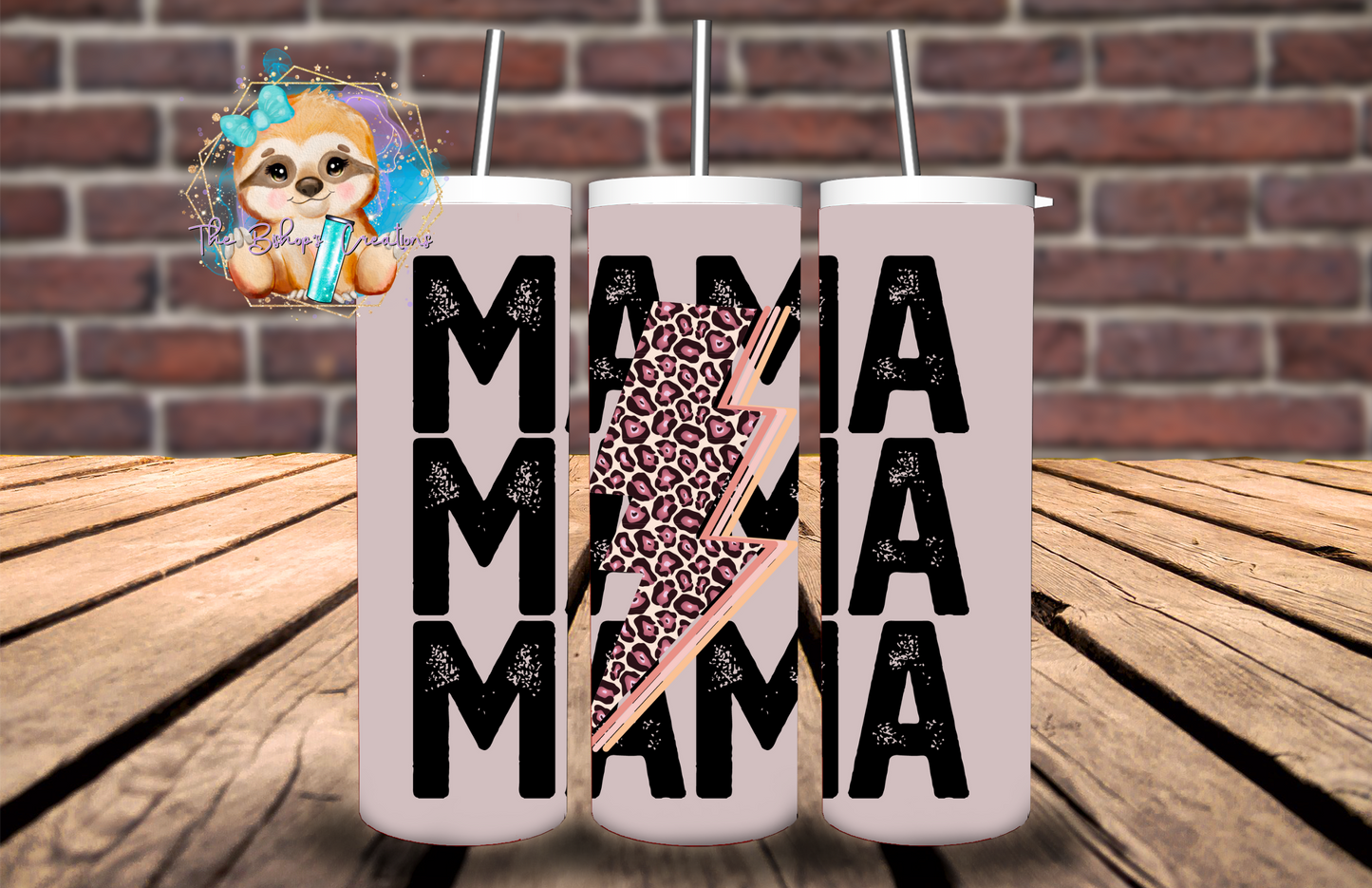 Mama Lighting Bolt Cheetah