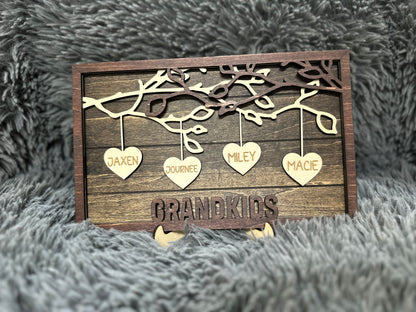 Custom Family Tree Sign