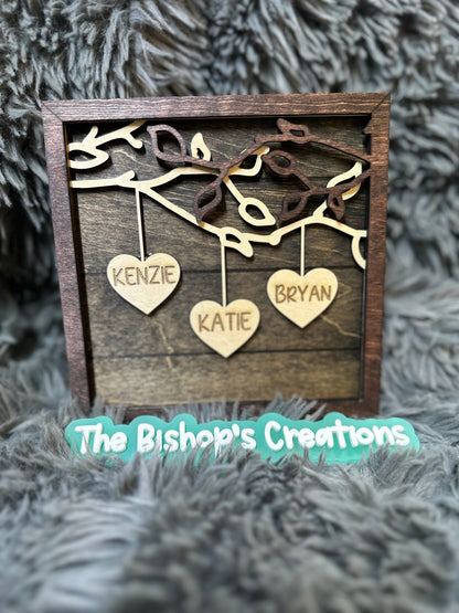 Custom Family Tree Sign