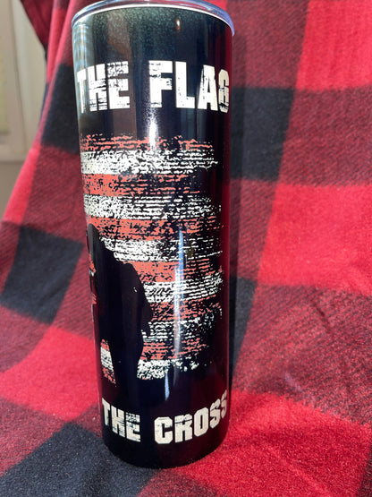 Stand for the Flag and kneel for the Cross